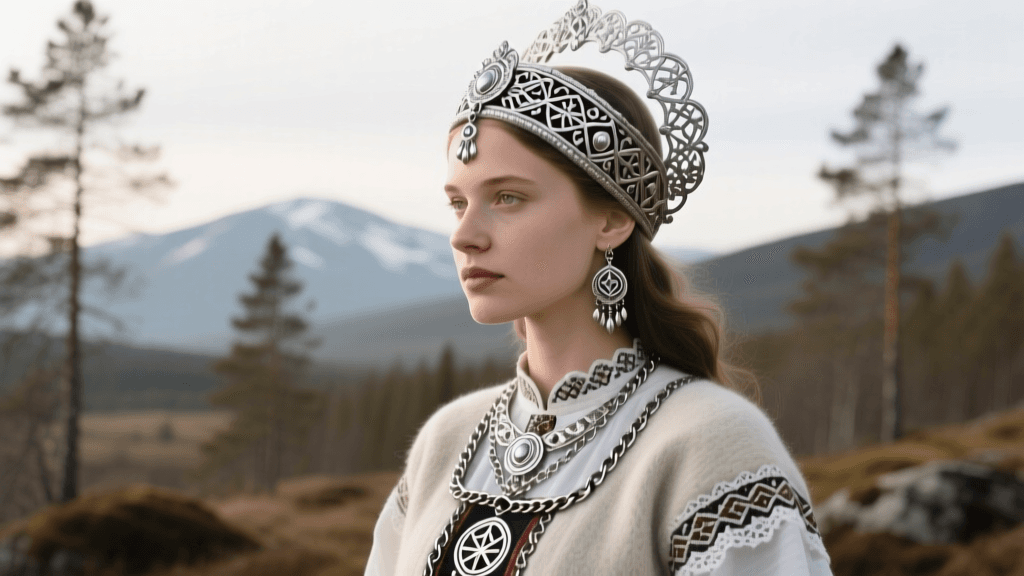 Hardanger Bunad Silver Jewelry & Skaut Headwear 2026