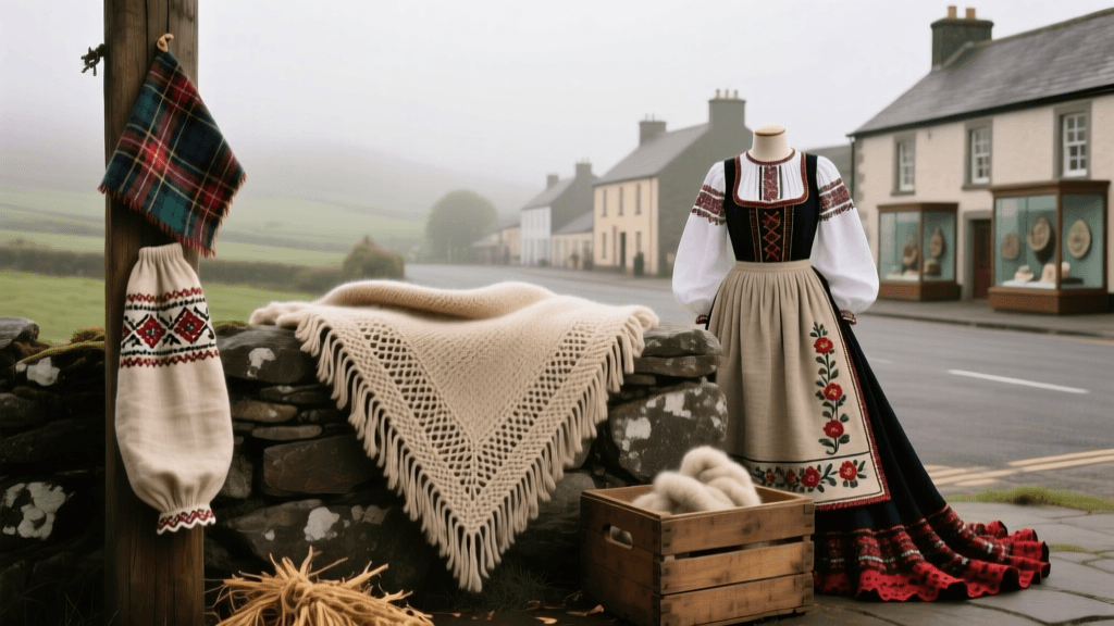 Irish Connemara Shawl Knitting Patterns And Wool Source Guide