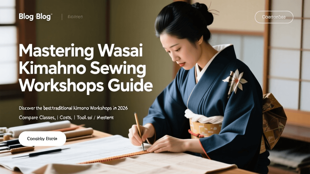 Top Kimono Sewing Workshops 2026: Master Traditional Wasai