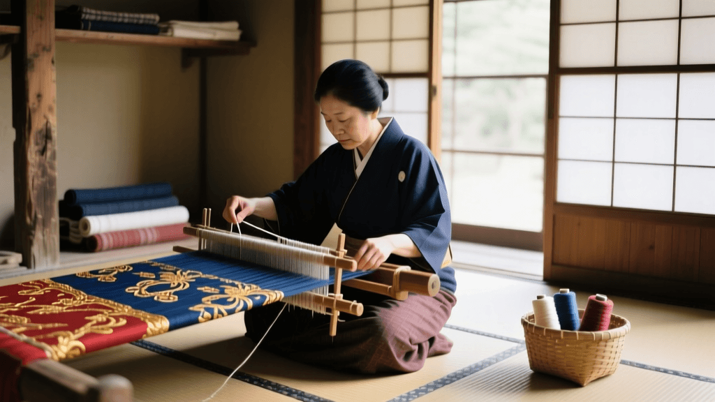Exploring Kyoto Nishijin Ori Kimono Weaving Workshops