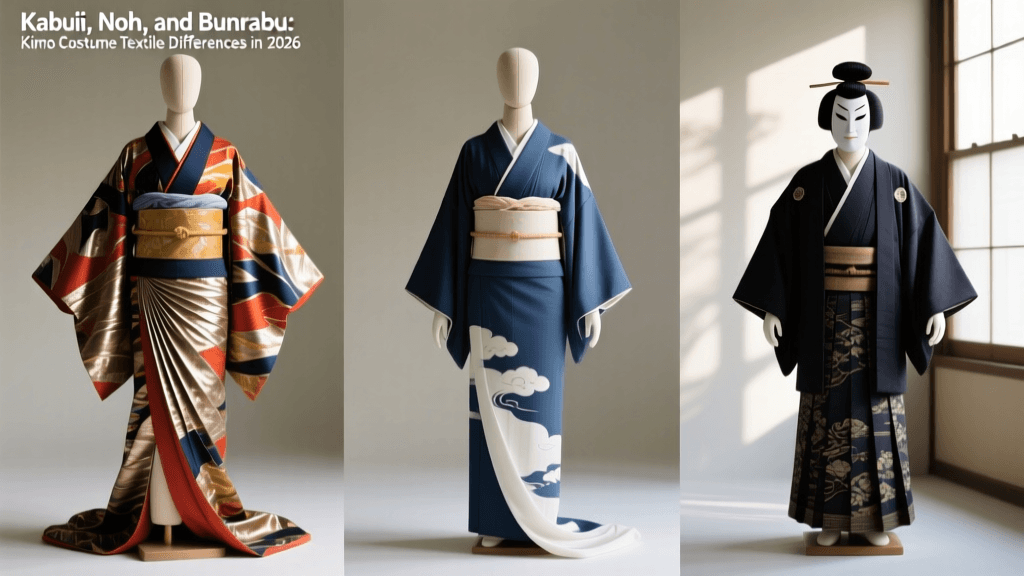Kabuki, Noh & Bunraku Theater Kimono Costumes 2026