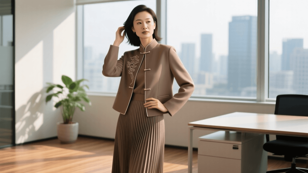 Xin Zhongshi Fashion 2026: Styling Modern Mamianqun & Song Jackets