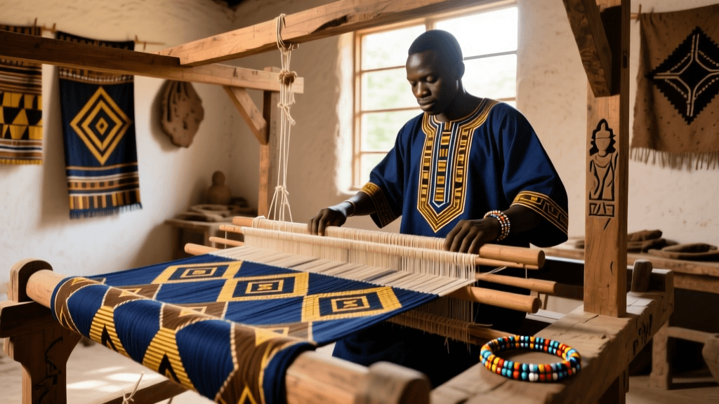 Ivory Coast Baule Kente Weaving And Royal Symbolism Guide