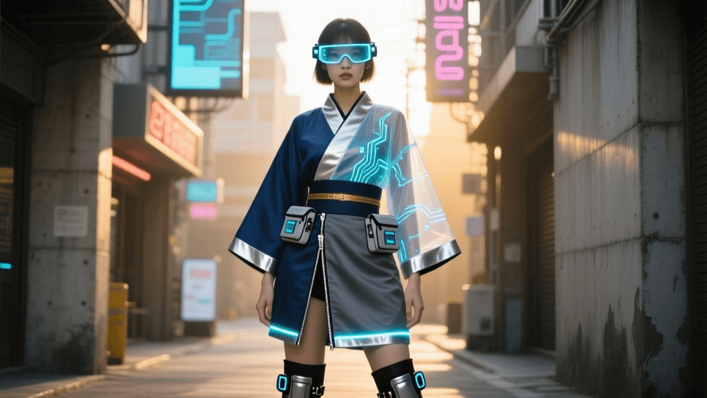 Styling Traditional Hakama for Sci-Fi and Cyberpunk Cosplay