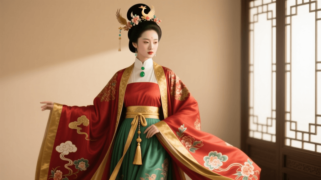 Iconic Tang Hanfu: Wu Zetian and Yang Guifei's Imperial Style