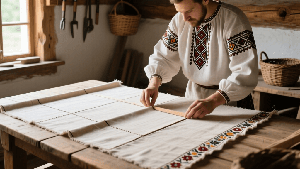 Slavic Rubakha Folk Shirt Construction Patterns & Techniques 2026