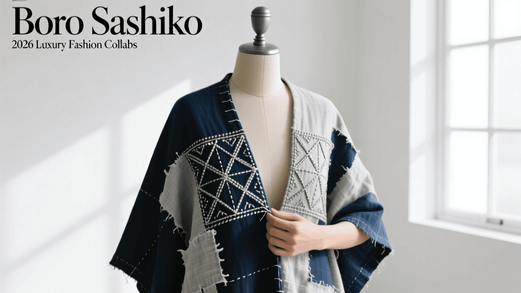 Japanese Boro and Sashiko in 2026 Global Fashion Collabs