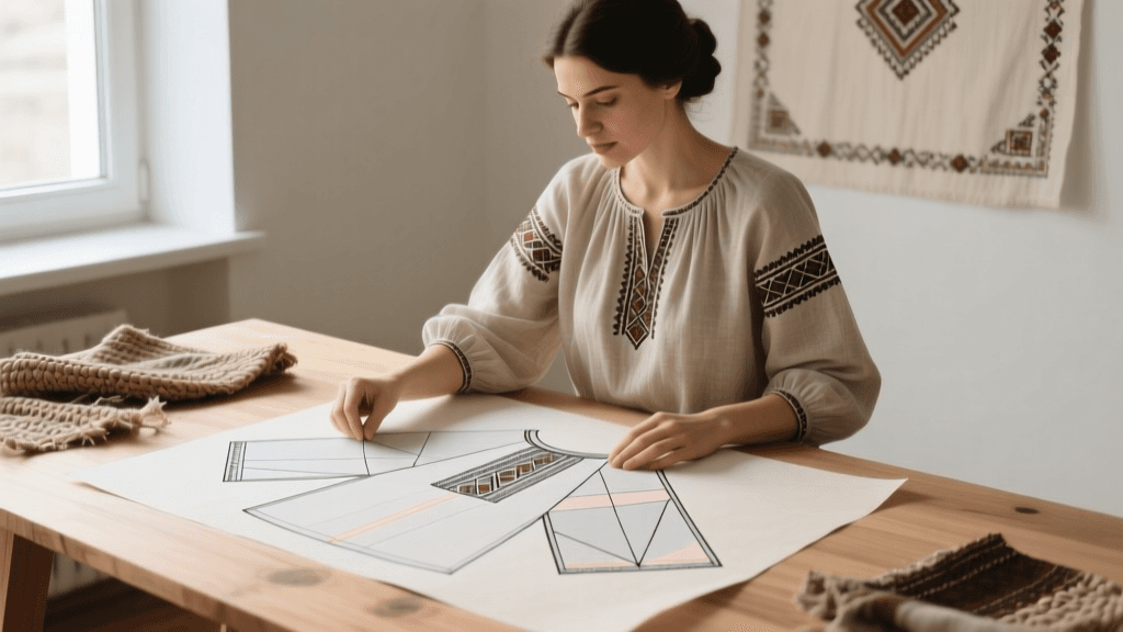 Drafting the Romanian Ie Altita Sleeve Pattern in 2026