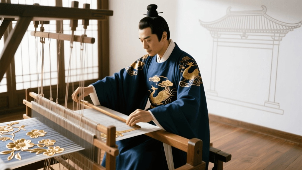 Hanfu Silk Weaving Techniques Tang Dynasty Revival