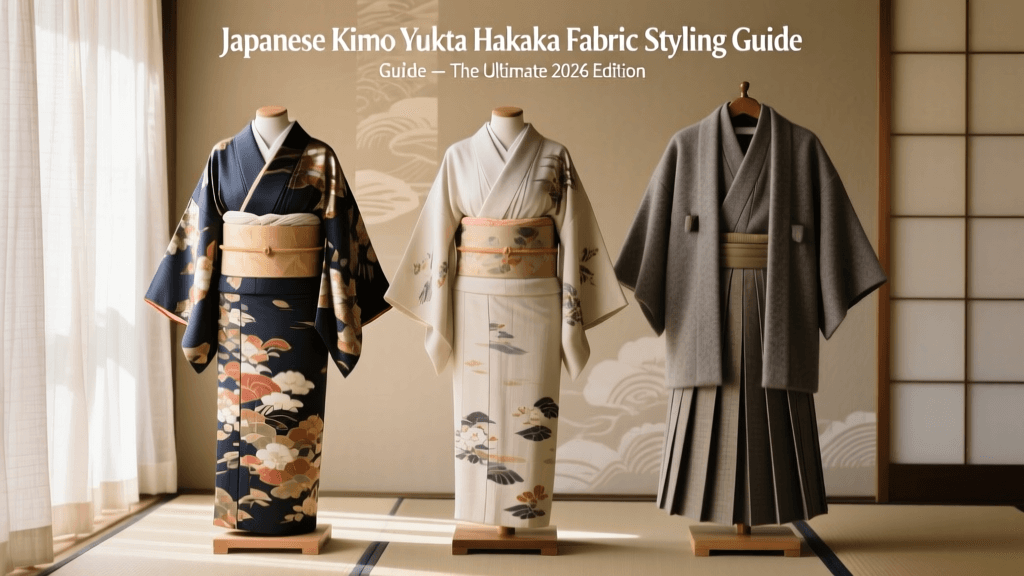 Japanese Garments Guide 2026: Kimono, Yukata & Hakama