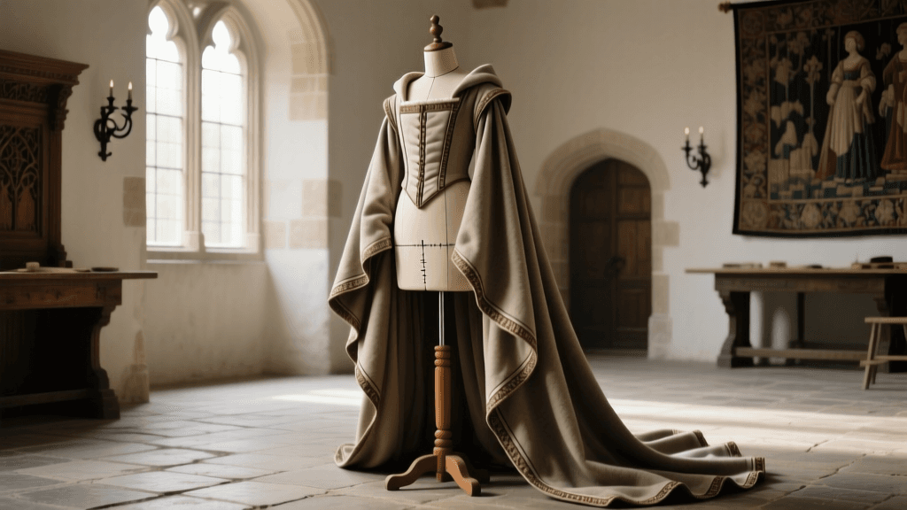 2026 Burgundian Houppelande Guide: Tailoring & Fabric Sourcing