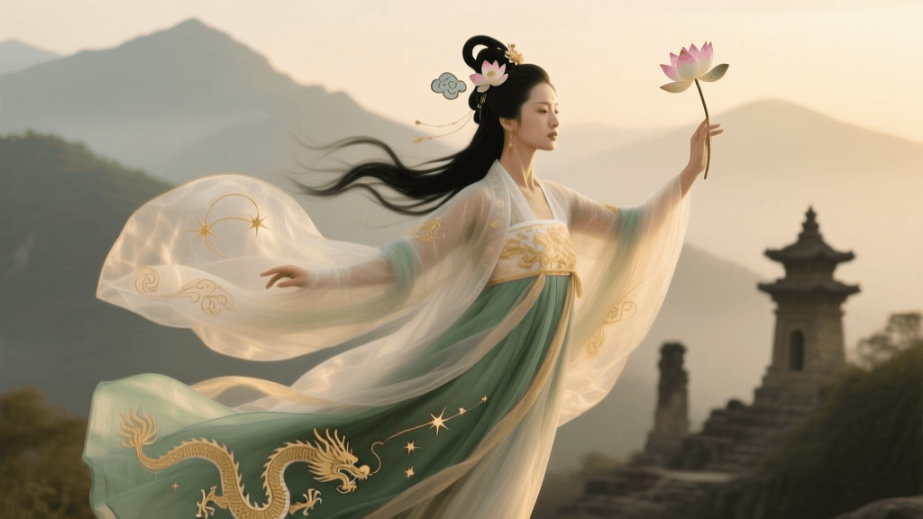 Mythology-Inspired Hanfu: Recreating Feitian & Deity Garments
