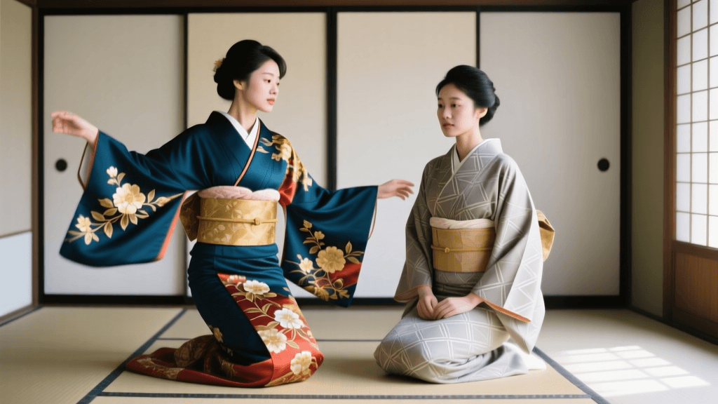 Ceremonial Furisode vs Everyday Komon Kimono Guide 2026