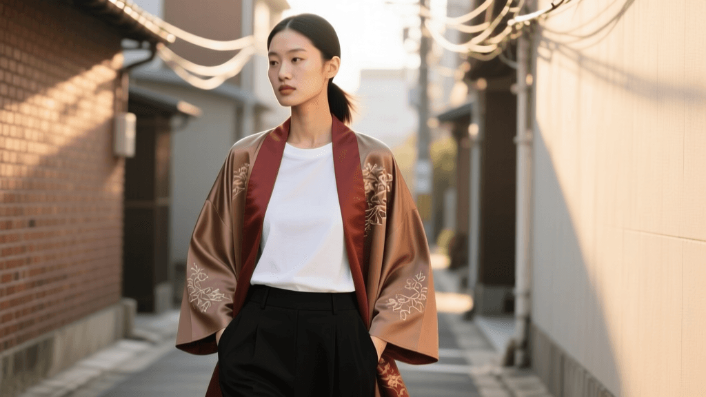 Styling a Silk Haori Jacket for 2026 Minimalist Streetwear