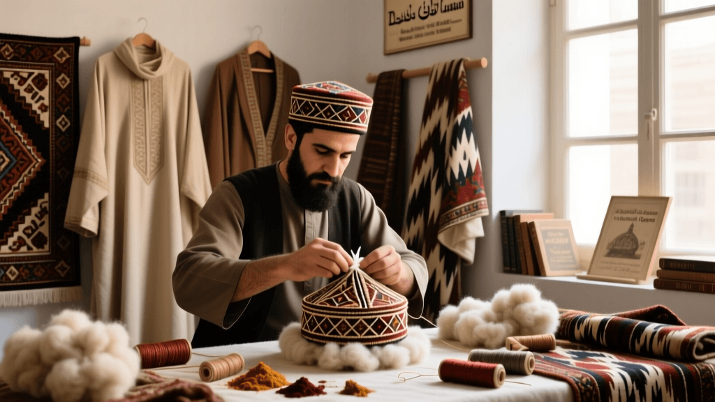Lebanese Tarboush Making And Wool Felting Techniques