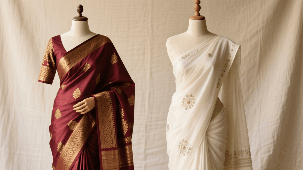Kanjeevaram vs Mulmul Sari: Ceremonial & Everyday 2026