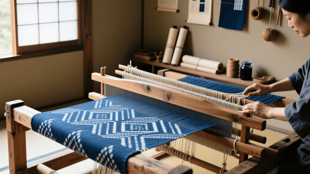 Japanese Jibata Looms & Kasuri Weaving Methods in 2026