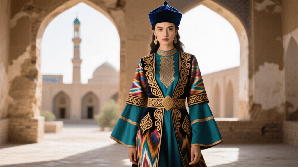 Silk Road Threads: Uyghur Atlas Silk And Trade Route Fashion