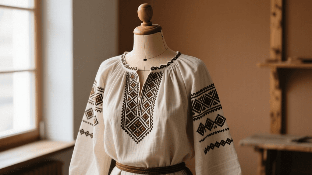 Drafting the Romanian Ia Blouse: 2026 Altiță Smocking Guide