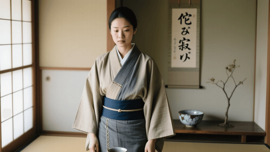 Sen no Rikyu's Wabi-Sabi Legacy in Tea Ceremony Kimono