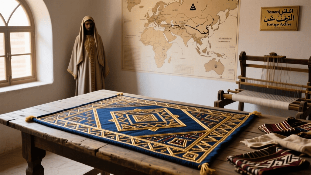 Yemeni Tihama Embroidery Thread Count And Geometric Layout Guide