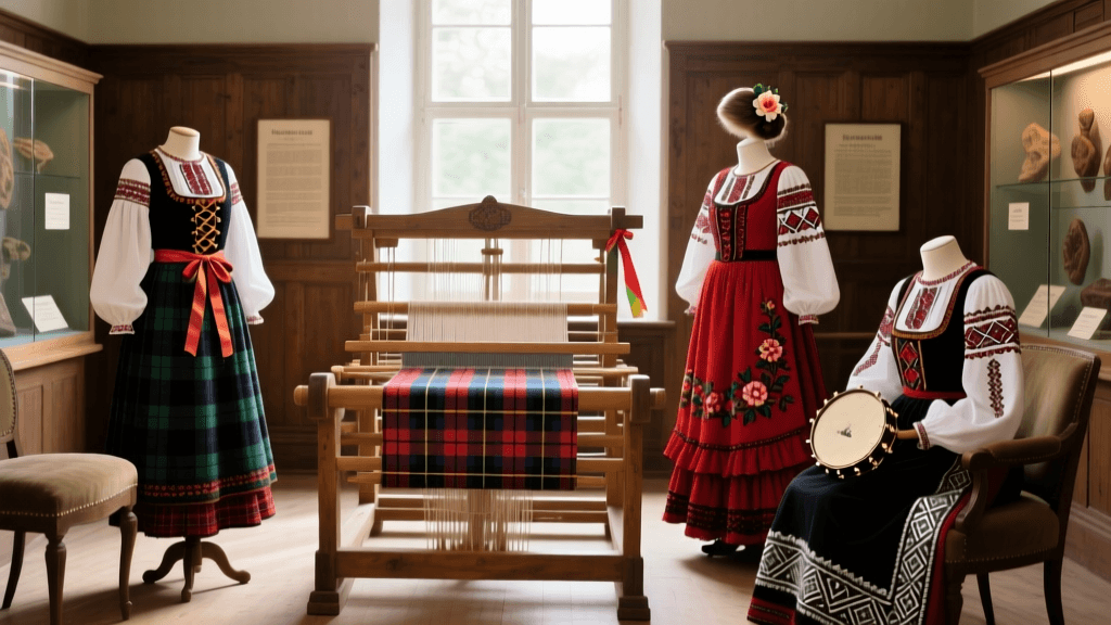 Scottish Tartan Weaving Loom Settings And Clan Color Authenticity