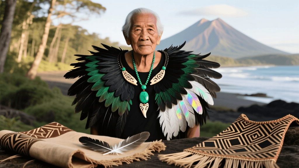 Maori Korowai Feather Weaving And Greenstone Adornment Guide