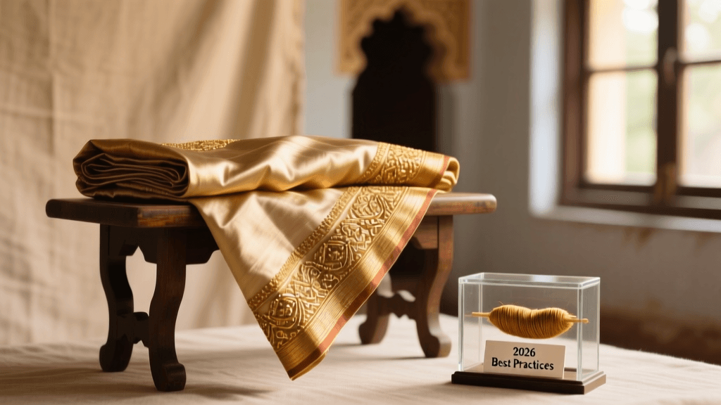 Heirloom Kanjeevaram Sari Care 2026: Prevent Zari Tarnish