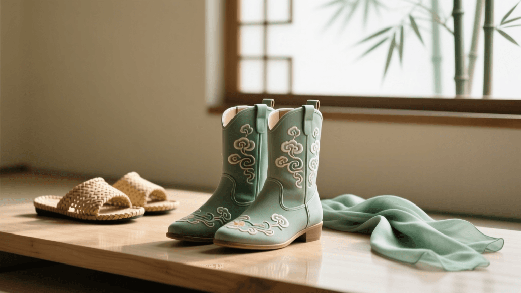 Traditional Chinese Footwear 2026: Cloud Shoes & Boots Styling