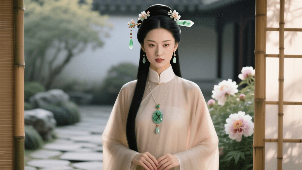 Complete Hanfu Ensembles: Styling With Jade Hair Accessories