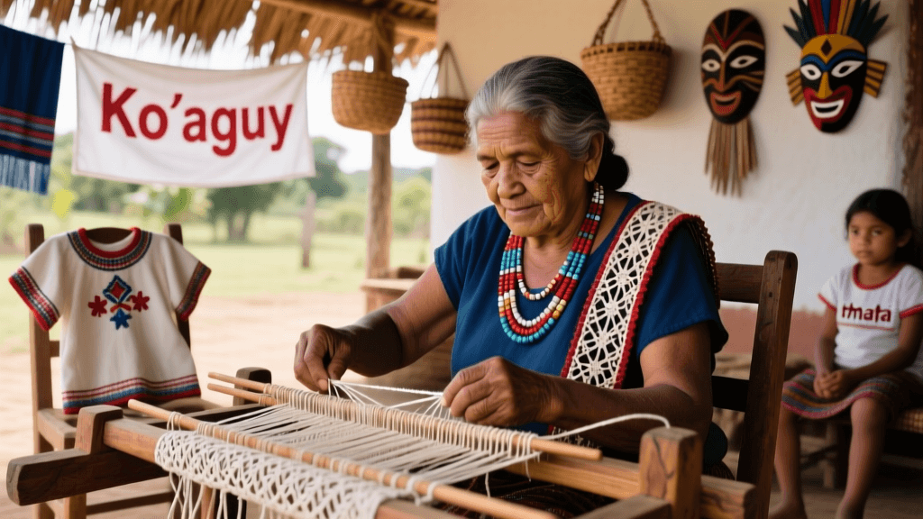 Guaraní ñAnduti Lace Making Tools And Paraguayan Festival Uses