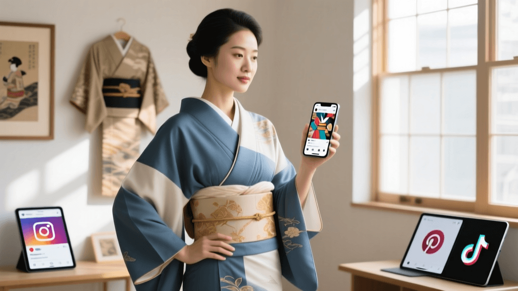 The Digital Silk Road: Navigating Online Kimono Communities