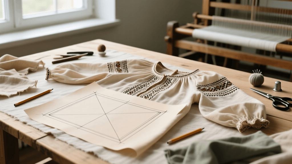 Draft a Traditional Romanian Ia Blouse: Zero-Waste Patterns for 2026