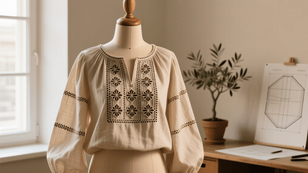 Master Romanian Ia Blouse Pattern Drafting & Altita Smocking 2026