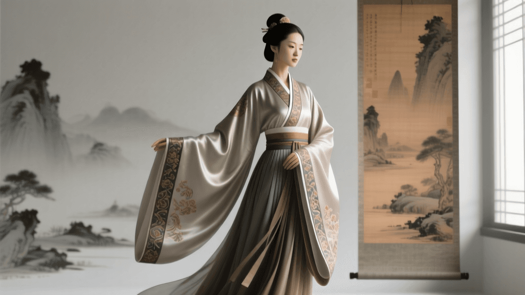 Decoding Hanfu Fashion in Chinese Scroll Paintings