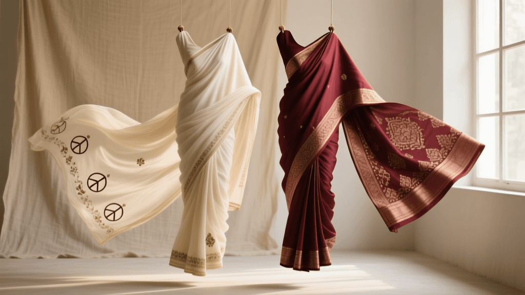The Ahimsa vs Mulberry Silk Saris 2026 Fabric Guide
