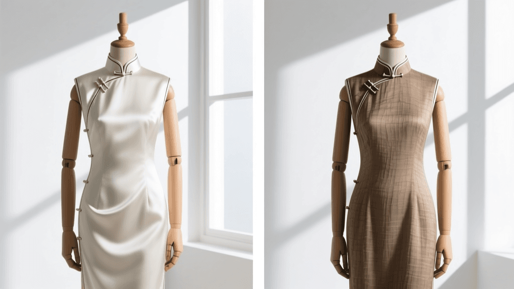 Mulberry vs Eri Peace Silk for Bespoke Cheongsams in 2026