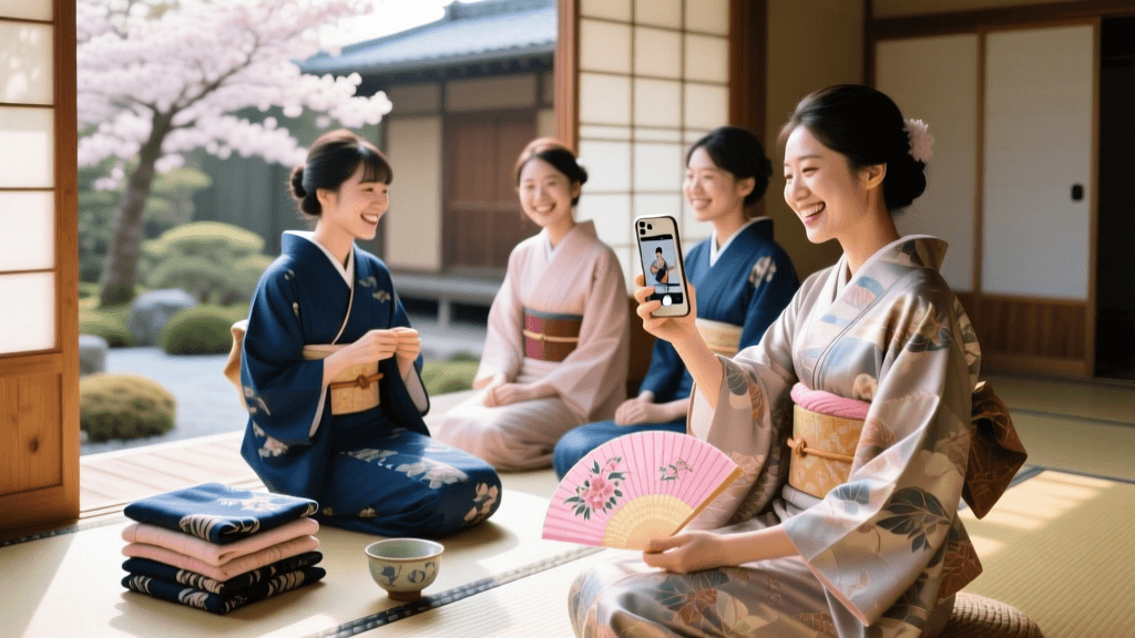 Kimono Vloggers: Building Online Communities & Style