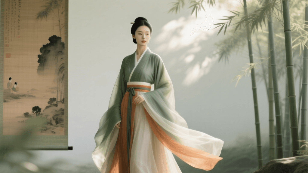 Hanfu in Chinese Scroll Art: Decoding Historical Style
