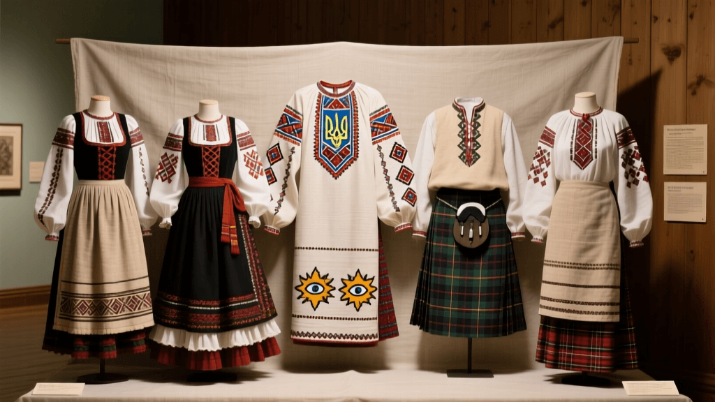 Ukrainian Vyshyvanka Geometric Embroidery And Protective Symbol System