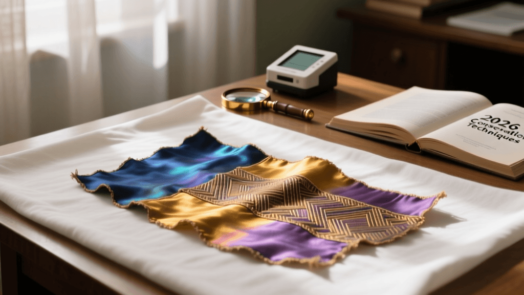 Astana Sogdian Samite Silk Finds: 2026 Conservation & Analysis
