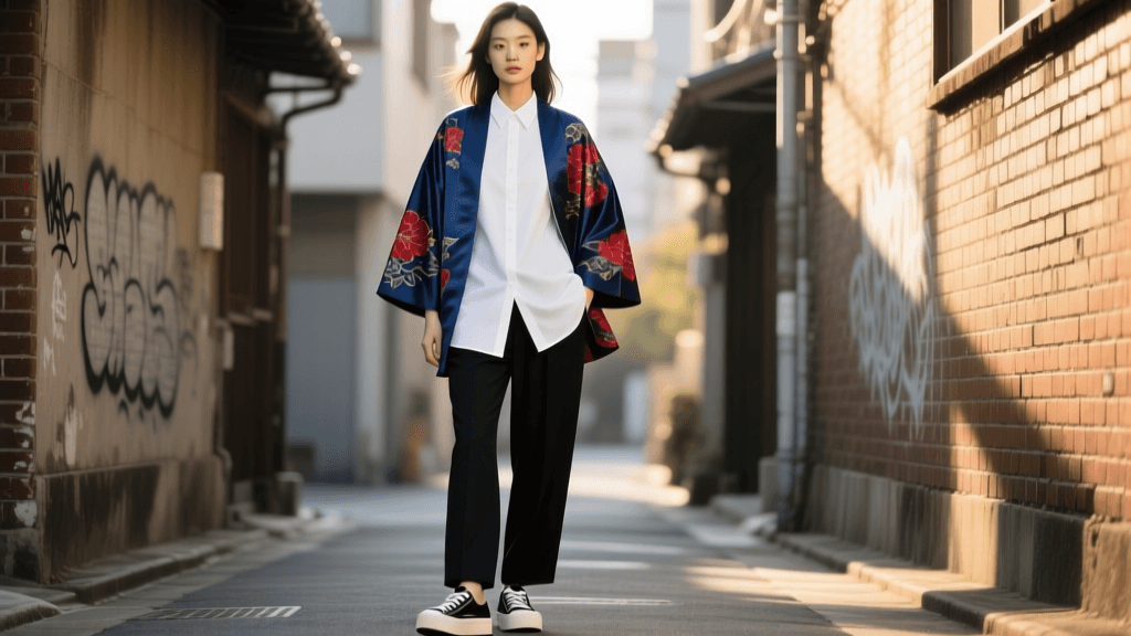 Styling Vintage Silk Haori With 2026 Minimalist Streetwear