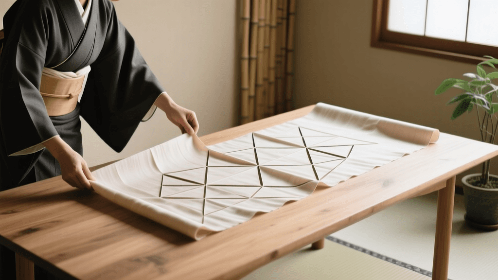 Zero-Waste Kimono Construction: Tanmono Cutting in 2026