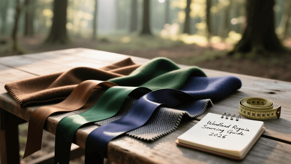 Woodland Regalia Broadcloth and Ribbon Sourcing 2026