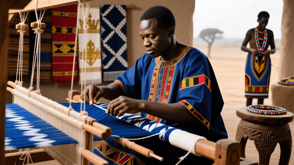 Yoruba Aso Oke Weaving Loom Techniques And Royal Color Codes Nigeria