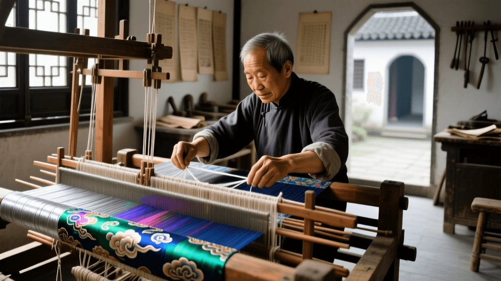 Chinese Da Hua Lou Drawloom Weaving Techniques in 2026