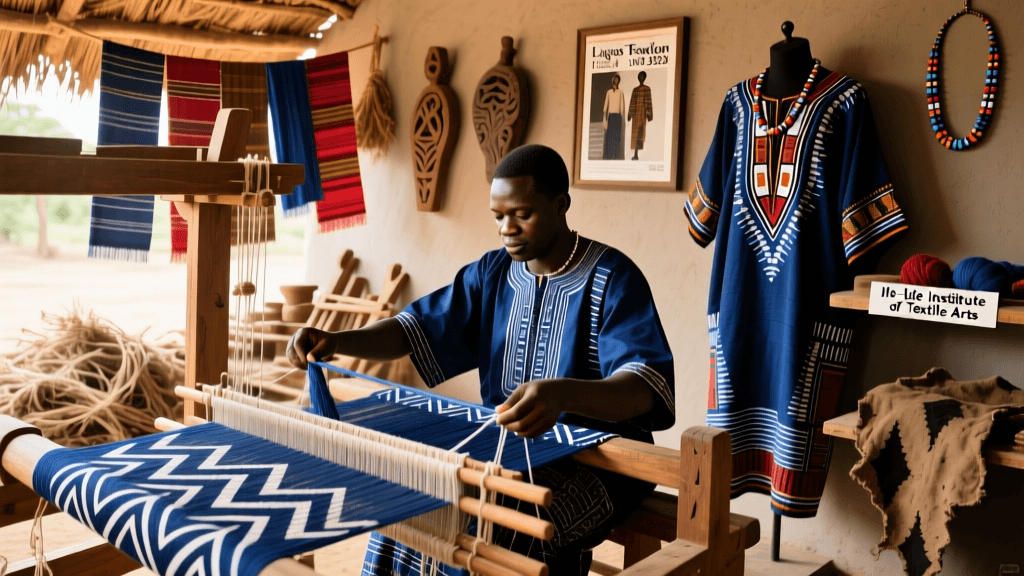 Yoruba Aso Oke Weaving Loom Techniques And Yarn Preparation