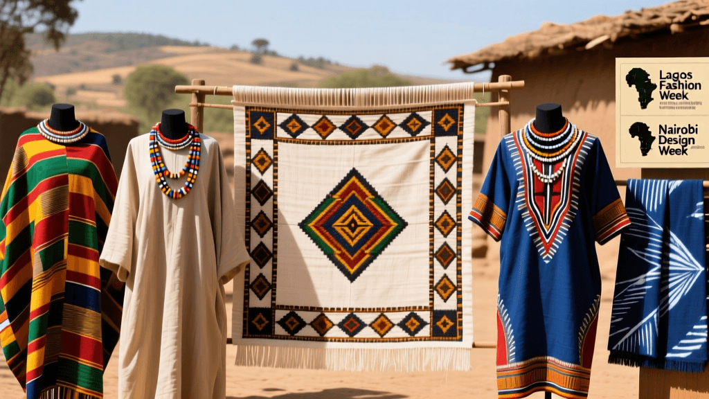 Ethiopian Shema Cotton Spinning And Embroidery Border Designs