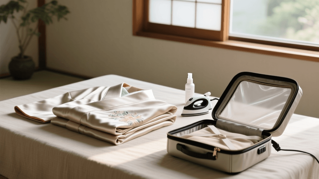 Kimono Travel Packing Guide 2026: Transport & On-The-Go Care