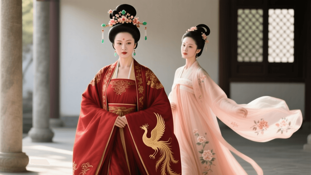 Tang Dynasty Hanfu: Recreating Wu Zetian and Yang Guifei's Looks
